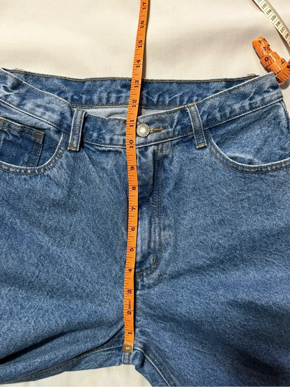 J. Galt Brandy Melville High Rise Straight‎ Leg Jeans Medium 100% Cotton